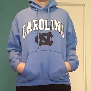UNC Carolina Blue sports sweatshirt